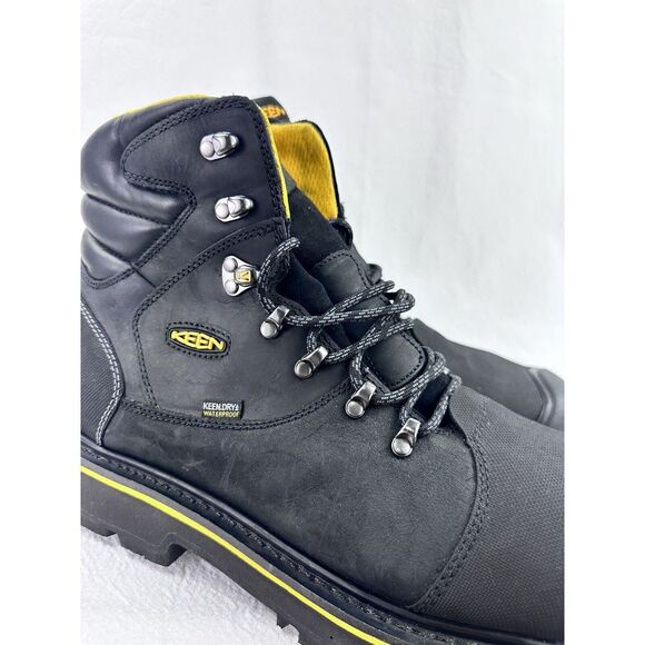 NEW MENS KEEN WORK 6' BOOTS F2413-18 UTILITY STEEL TOE WATERPROOF SIZE 15D - Picture 5 of 8